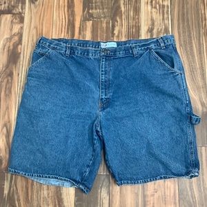 USA classic men jeans shorts blue waist 48